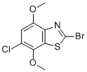 2-溴-6-氯-4,7-二甲氧基苯并噻唑结构式_898748-50-0结构式