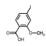 4-碘-2-甲氧基苯甲酸结构式_89942-34-7结构式
