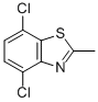 (7ci)-4,7-二氯-2-甲基-苯并噻唑结构式_89978-25-6结构式