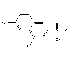 2-氨基-8-萘酚-6-磺酸结构式_90-51-7结构式