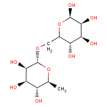 芦丁糖,芸香糖结构式_90-74-4结构式