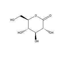葡萄糖内脂结构式_90-80-2结构式