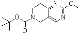 2-甲氧基-7,8-二氢吡啶并[4,3-d]嘧啶-6(5h)-羧酸叔丁酯结构式_900156-22-1结构式
