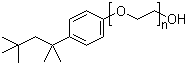 OP乳化剂;聚乙二醇辛基苯基醚结构式_9002-93-1结构式