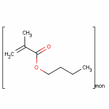 聚甲基丙烯酸丁酯结构式_9003-63-8结构式
