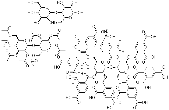 乙酸纤维素结构式_9004-35-7结构式