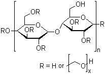 羟乙基纤维素结构式_9004-62-0结构式