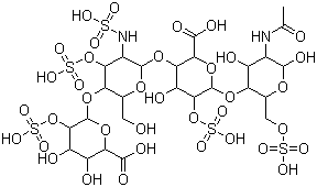 肝素结构式_9005-49-6结构式