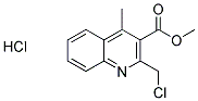 4-甲基-2-氯甲基喹啉-3-羧酸甲酯盐酸盐结构式_900641-03-4结构式