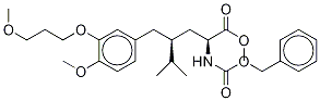 (Alphas,gammas)-4-methoxy-3-(3-methoxypropoxy)-gamma-(1-methylethyl)-alpha-[[(phenylmethoxy)carbonyl]amino]benzenepentanoic acid methyl ester Structure,900811-40-7Structure