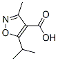 5-异丙基-3-甲基异噁唑-4-羧酸结构式_90087-36-8结构式