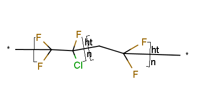氟树脂结构式_9010-75-7结构式