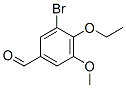 3-溴-4-乙氧基-5-甲氧基苯甲醛结构式_90109-65-2结构式