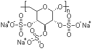 聚糖硫酸酯钠500,000结构式_9011-18-1结构式