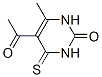 5-乙酰基-6-甲基-4-硫代氧基-3,4-二氢嘧啶-2(1H)-酮结构式_90151-12-5结构式