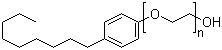 壬基酚聚氧乙烯醚结构式_9016-45-9结构式