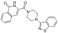1(2H)-isoquinolinone, 3-[[4-(1,2-benzisothiazol-3-yl)-1-piperazinyl]carbonyl]- Structure,902330-67-0Structure