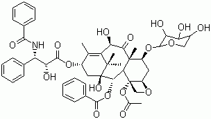 7-木糖甙-10-脱乙酰基紫杉醇结构式_90332-63-1结构式