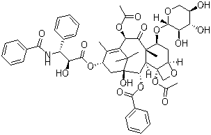 7-木糖基-紫杉醇结构式_90332-66-4结构式