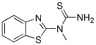 (7CI)-1-(2-苯并噻唑)-1-甲基-2-硫脲结构式_90349-90-9结构式