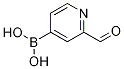 2-甲酰基吡啶-4-硼酸结构式_903513-63-3结构式