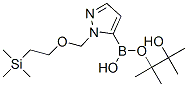 5-(4,4,5,5-四甲基-1,3,2-二氧硼烷)-1-[[2-(三甲基甲硅烷基)乙氧基]甲基]-1H-吡唑结构式_903550-12-9结构式