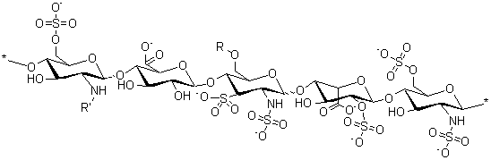 肝素钠结构式_9041-08-1结构式