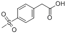 4-甲磺酰基苯乙酸结构式_90536-66-6结构式