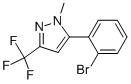 5-(2-溴苯基)-1-甲基-3-(三氟甲基)-1H-吡唑结构式_906352-89-4结构式