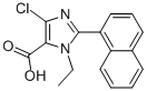 4-氯-1-乙基-2-(1-萘)-1H-咪唑-5-羧酸结构式_906477-17-6结构式