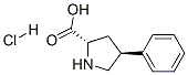 反式-4-苯基-L-脯氨酸盐酸盐结构式_90657-53-7结构式