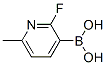 (2-氟-6-甲基吡啶3-基)硼酸结构式_906744-85-2结构式