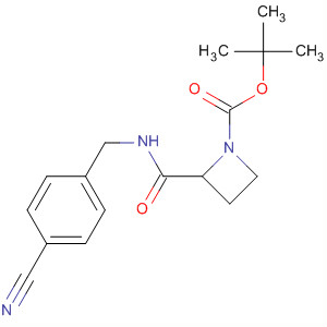 N-叔丁氧羰基-N’-(4-氰基苄基)-2-L-吖丁啶甲酰胺结构式_908259-42-7结构式