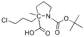 1-叔丁基 2-甲基 2-(3-氯丙基)吡咯烷-1,2-二羧酸结构式_909076-34-2结构式