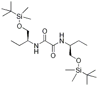 N,N’-二[(S)-1-(叔-丁基二甲基硅烷基氧基甲基)丙基]草酸二酰胺结构式_909567-52-8结构式