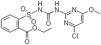 氯嘧黄隆结构式_90982-32-4结构式