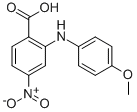2-(4-甲氧基-苯基氨基)-4-硝基苯甲酸结构式_91-42-9结构式