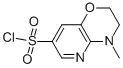 4-甲基-3,4-二氢-2H-吡啶并[3,2-b][1,4]噁嗪-7-磺酰氯结构式_910037-13-7结构式
