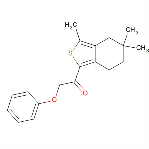 2-苯氧基-1-(3,5,5-三甲基-4,5,6,7-四氢-苯并[c]噻吩-1-基)-乙酮结构式_910639-62-2结构式