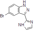 3-(2-咪唑基)-5-溴吲唑