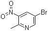 5-溴-2-甲基-3-硝基吡啶结构式_911434-05-4结构式