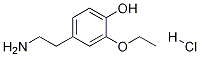 4-(2-氨基乙基)-2-乙氧基苯酚盐酸盐结构式_91252-20-9结构式
