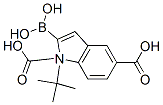 1H-Indole-1,5-dicarboxylic acid, 2-borono-, 1-(1,1-dimethylethyl) ester Structure,913388-58-6Structure