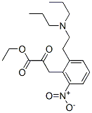 3-[2-[2-(二丙氨基)乙基]-6-硝基苯基]-2-氧丙酸乙酯结构式_91374-24-2结构式