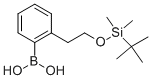2-(2-(叔丁基二甲基甲硅烷基氧基)乙基)苯硼酸结构式_913835-62-8结构式