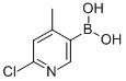 6-氯-4-甲基吡啶-3-硼酸结构式_913836-08-5结构式