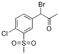 1-溴-1-(4-氯-3-(甲基磺酰基)-苯基)-2-丙酮结构式_914382-89-1结构式