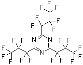 2,4,6-三(七氟丙基)-1,3,5-三嗪结构式_915-76-4结构式