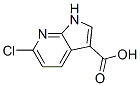 1H-Pyrrolo[2,3-b]pyridine-3-carboxylic acid, 6-chloro- Structure,915140-96-4Structure