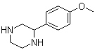 2-(4-Methoxy-phenyl)-piperazine Structure,91517-26-9Structure